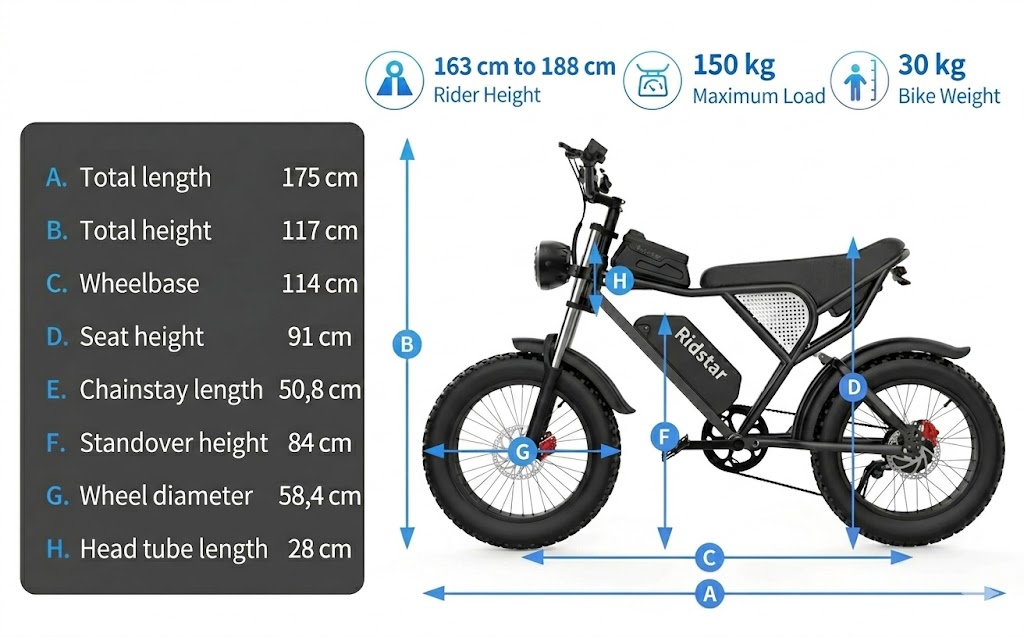 Electric bicycle Ridstar Q20