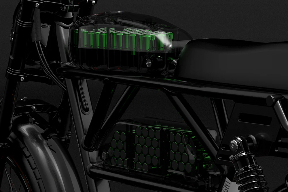 Elektrofahrrad LANKELEISI X-Black Knight
