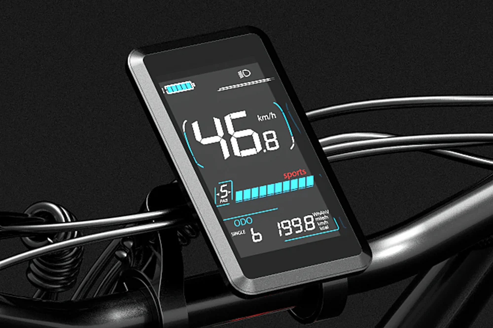 Elektrofahrrad LANKELEISI X-Black Knight