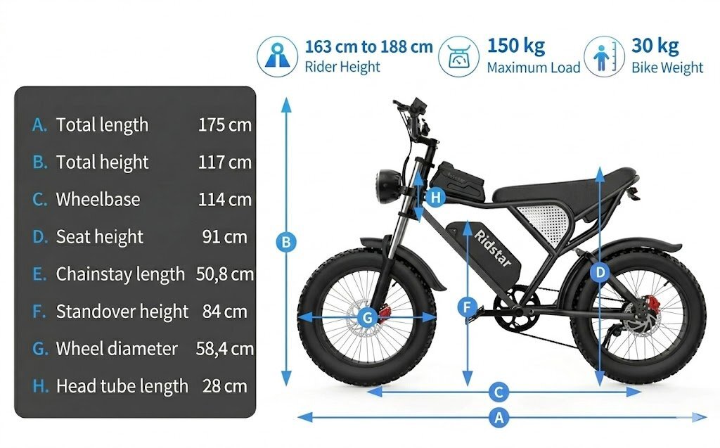 Electric bicycle Ridstar Q20