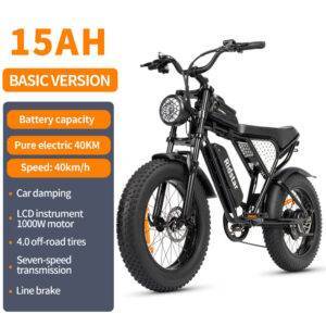 Electric bicycle Ridstar Q20 MINI, 1000W, 48V, 15AH, 20×4.0 Fat tires